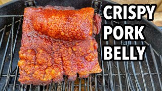 How to Make Crispy Pork Belly in a Charcoal BBQ [upl. by Ahsats980]