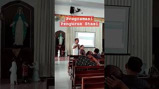 Sosialisasi dan Pelatihan Programasi Pengurus Gereja oleh Tim dari Dewan Paroki [upl. by Eenafets]