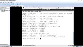 TYBScIT  Sem5  Linux  Prac 6Part2  Setting up DNS server [upl. by Naicul]