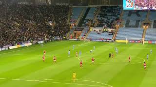 Coventry vs Rotherham united vlog [upl. by Anastatius950]