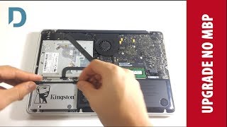 Como trocar o HD por um SSD no MacBook Pro 201120122013  Kingston UV400 480GB [upl. by Beattie]