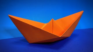 Bateau en origami  Comment faire un bateau en papier  2 [upl. by Ayikat]