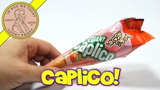 Giant Caplico Ice Cream Cone Glico  Japanese Candy amp Snack Tasting [upl. by Terina]