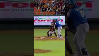 Dawel Lugo empuja la primera carrera del Licey [upl. by Yednil325]