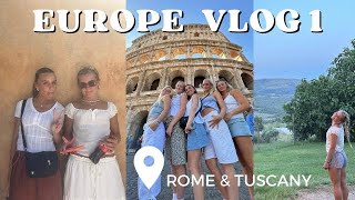 Europe Vlog 1  Rome amp Tuscany [upl. by Owades251]