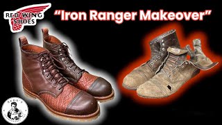 Incredible transformation on these Redwing Iron Ranger Boots [upl. by Mcferren773]