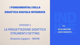 Episodio 3  La progettazione didattica strumenti e setting [upl. by Aicinad]