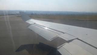 Takeoff from Johannesburg Lanseria in a Fortune Air B727 private jet [upl. by Sofko127]