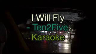 I Will Fly  Ten2Five Karaoke  Ukulele [upl. by Leksehcey]