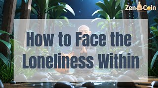 How to Face the Loneliness Within finding peace in solitude  𝐙𝐞𝐧 𝐂𝐨𝐢𝐧 [upl. by Oakes]