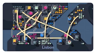 Lisbon Might Be My Least Favorite Map Mini Motorways 022 [upl. by Irbua298]