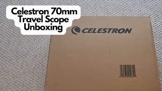 Celestron 70mm Travel Scope Unboxing [upl. by Oramlub928]