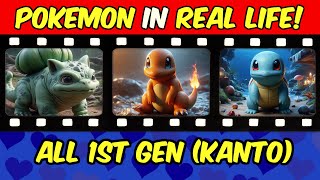 ALL 1st GEN POKEMON  IN REAL LIFE Kanto Region [upl. by Arawaj896]