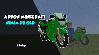 Wow Akhirnya Ada Motor Ninja RR Di Minecraft Addon Minecraft [upl. by Banerjee]