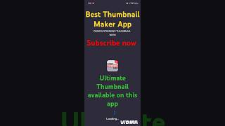 ♻️Best Thumbnail maker app✅ attractive thumbnail maker 📲 [upl. by Courtney]