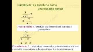 Fracciones complejas algebraicas [upl. by Elletse693]