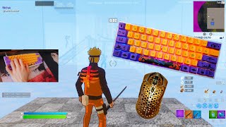 SK61 ASMR Chill🤩 Satisfying Gameplay Keyboard Fortnite 390 FPS Smooth 4K [upl. by Fullerton]