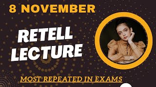 PTE Retell Lecture  November 2024  MUST PRACTICE [upl. by Kaltman]