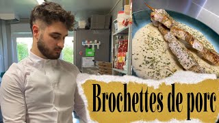 Brochettes de porc  recette facile  rapide et pas cher [upl. by Ohaus]