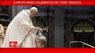 28 March 2024 Chrism Mass  Pope Francis [upl. by Gavin]