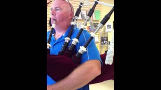 Lothian Bagpipes  Demo of Walsh J2 Hand Engraved Bagpipes [upl. by Lyndes]