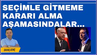 Seçimle gitmeme kararı alma aşamasındalar [upl. by Annia]