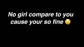 I just wanna tell you that your one of a kind ☺️❤️ LYRICS [upl. by Anawad]