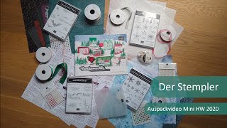 Auspackvideo Minikatalog Herbst Winter 2020  Der Stempler  Stampin Up [upl. by Liarret]