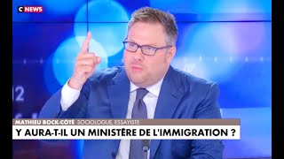 Mathieu BockCôté  Immigration massive  Lislamisation de la France est rendue très avancée [upl. by Imaon]