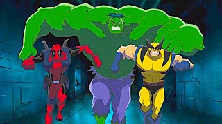 Deadpool amp Wolverine Vs The Hulk  Hulk vs Wolverine [upl. by Sneve]