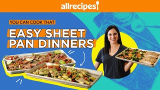 3 Easy Sheet Pan Dinners To Feed The Whole Family  Allrecipes [upl. by Wein814]