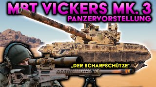 GLASKANONE² Vickers Mk 3 Medium  Panzervorstellung World of Tanks [upl. by Ekusuy]