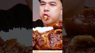 Braised Pork Knuckle  Mukbang ASMR alfieeats food braisedpork asmr foryou shorts viralvideo [upl. by Niram]