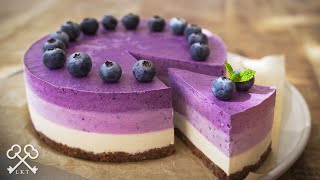 NoBake Blueberry Cheesecake  Gluten Free Vegan Desserts [upl. by Renault941]