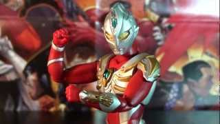 R232 Bandai UltraAct Ultraman Max Action Figure Review [upl. by Ordnael528]