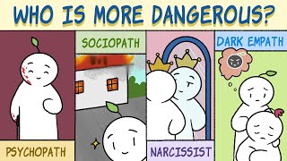 Psychopaths Sociopaths Narcissists Dark Empaths  Whos More Mentally harmful [upl. by Yllil]