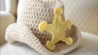 beautiful crochet cowboy hat [upl. by Kenton52]