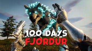 I Have 100 DAYS to Beat ARK FJORDUR [upl. by Nitsyrk]