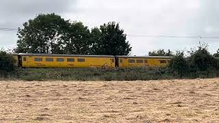 The first new measurement train of September to cross over stoke priors road underbridge 492024 [upl. by Ennelram696]