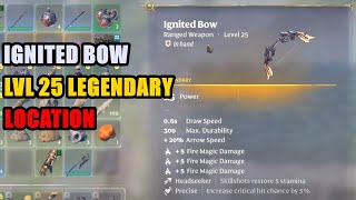 Legendary lvl 25 Ignited Bow Location Enshrouded [upl. by Eenttirb759]