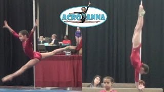 Annie the Gymnast  USAG New Level 5 Gymnastics Meet 3  Acroanna [upl. by Cornew]