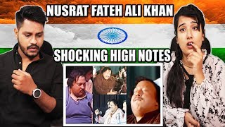 Ustad Nusrat Fateh Ali Khan hitting those notes is always a joy  Indian Reaction  Krishna Views [upl. by Rubi]