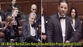 UK’s Winston Marshall Gives Nancy Pelosi And Biden Proper Spanking Video [upl. by Beutler]