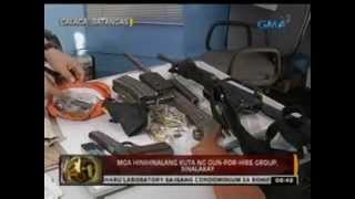 24 Oras Mga hinihinalang kuta ng gunforhire group sinalakay [upl. by Holzman]