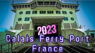 Calais France to Dover UK DFDS Seaways Ferry Crossing January 2023 [upl. by Ardnael]