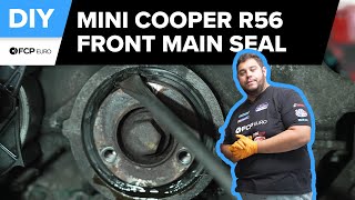 MINI R56 Front Crankshaft Seal Replacement DIY 20072016 R56R57 MINI Cooper R60 Countryman [upl. by Enahsed]