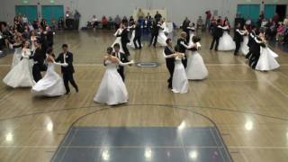 Stanford Viennese Ball 2009 Opening Committee Waltz Dress Rehearsal at Friday Night Dance [upl. by Whelan]