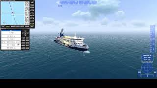 Trip from Civitavecchia to Palermo ITALY Grimaldi Lines MN Cruise Ausonia Virtual Sailor NG [upl. by Jacoby]