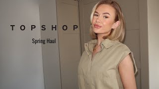 TOPSHOP HAUL  TOPSHOP Spring try on haul amp honest review you are not ready [upl. by Lalise]