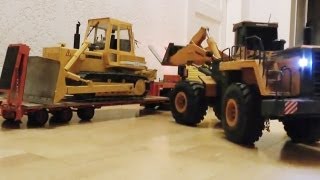 KOMATSU WA 6006l RC WHEEL LOADER l RC TRUCK Liebherr PR 741 RESCUE l [upl. by Ruyle]